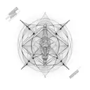 nervous system, cyber, geometry, black thin lines, spine, back tattoo design idea