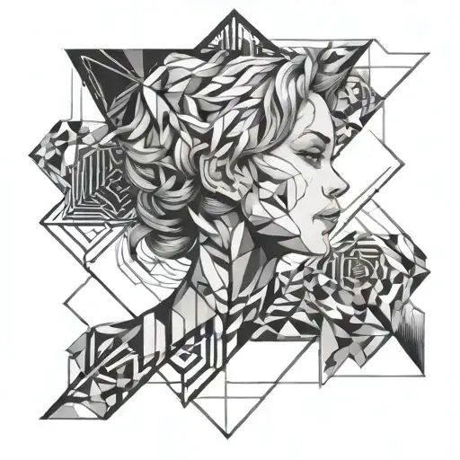 anime character eve dramaturgy tattoo design idea