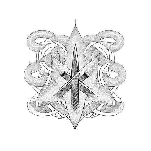 Ankh Symbol tattoo design idea