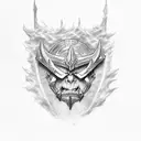 warcraft horde flag tattoo design idea