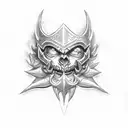 warcraft horde flag tattoo design idea