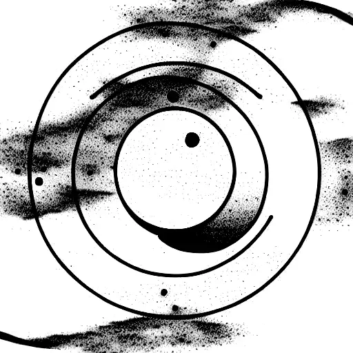 horizontal moon phases  tattoo design idea