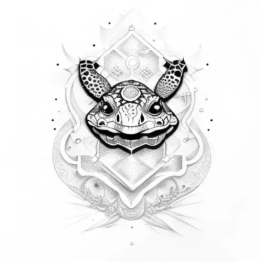tortuga de mar tattoo design idea