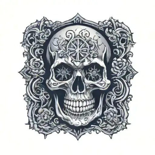memento mori memento vivere tattoo design idea