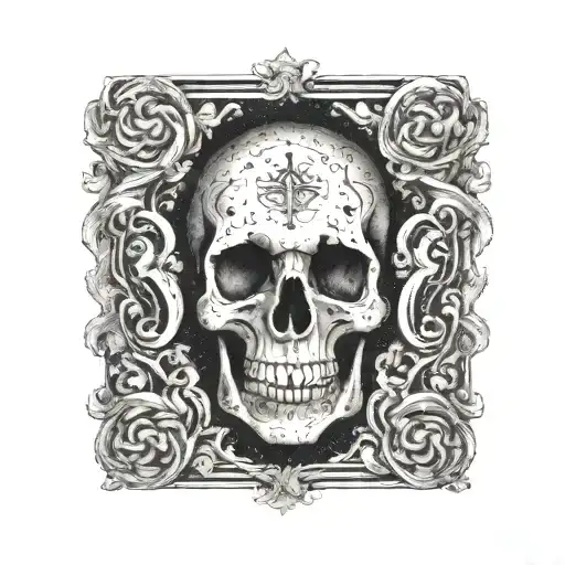 memento mori memento vivere tattoo design idea