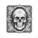 memento mori memento vivere tattoo design idea