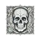 memento mori memento vivere tattoo design idea