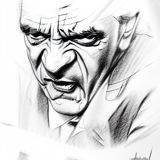 Johnny cash fighting angry tattoo design idea