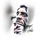 Johnny cash tattoo design idea