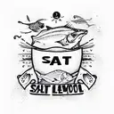 salt life  tattoo design idea