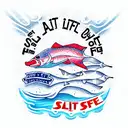 salt life  tattoo design idea