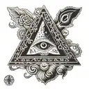 ouija board tattoo design idea