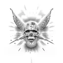 god with John 3:16 tattoo design idea