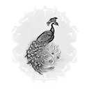 Peacock for spinal back tattoo tattoo design idea