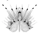 Peacock for spinal back tattoo tattoo design idea