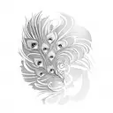 Peacock for spinal back tattoo tattoo design idea