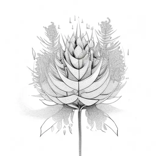 gay plant daddy tattoo design idea