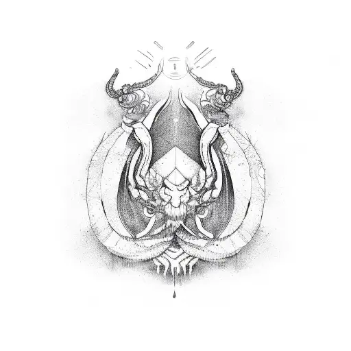 gay Scorpio  tattoo design idea