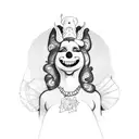 Trixie mattel tattoo design idea