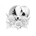 Trixie mattel tattoo design idea