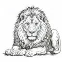 lion tattoo design idea
