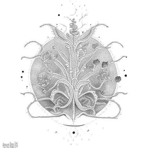 plants, self healing, growth tattoo design idea