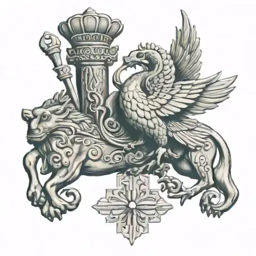 zoroastrianism tattoo design idea