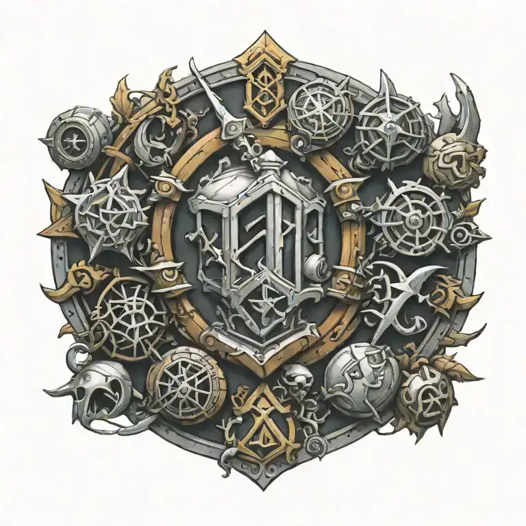Runescape the video game tattoo design idea