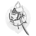 Samurai Sasuke  tattoo design idea