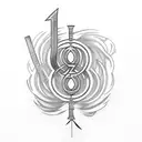 ogham "Chloe" tattoo design idea