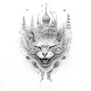  "insegui quel sogno" written vertically tattoo design idea