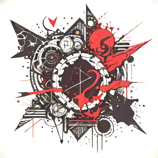 the night belongs to you Euclid by Sleep token themed tattoo tattoo design idea