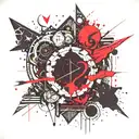 the night belongs to you Euclid by Sleep token themed tattoo tattoo design idea