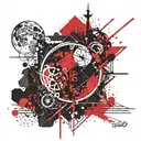 the night belongs to you Euclid by Sleep token themed tattoo tattoo design idea