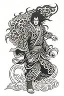 Itachi Uchiha Susanoo tattoo design idea