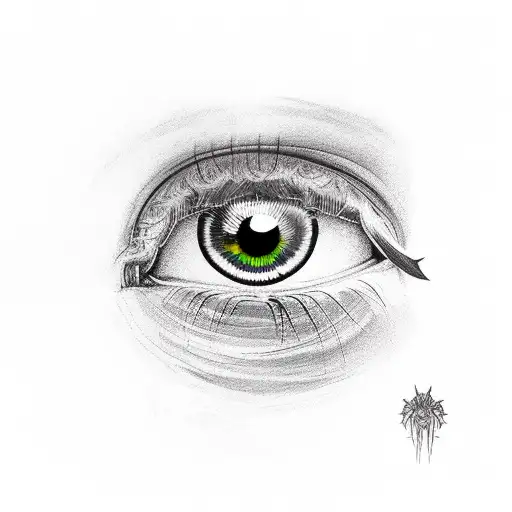 gothic eye drawings