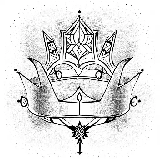 Queen's Crown tattoo design idea
