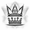 Queen's Crown tattoo design idea