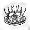 Queen's Crown tattoo design idea