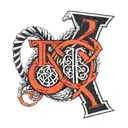 1985 in roman numerals intertwined tattoo design idea