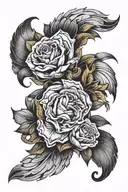 hardwork concept design tattoo design idea