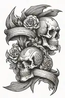 hardwork concept design tattoo design idea