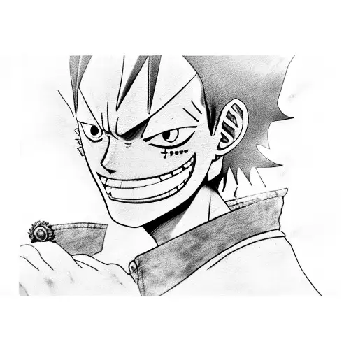 Luffy Zoro and Sanji from One Piece tattoo design idea