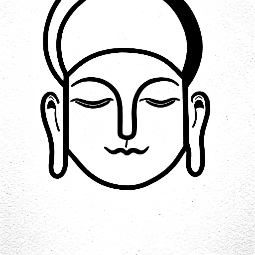 Book, buddah, soul, circle, line, DNA, information  tattoo design idea