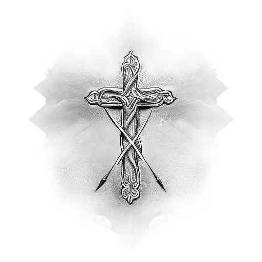 faith cross tattoo designs