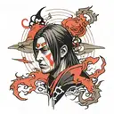 Itachi Uchiha tattoo design idea