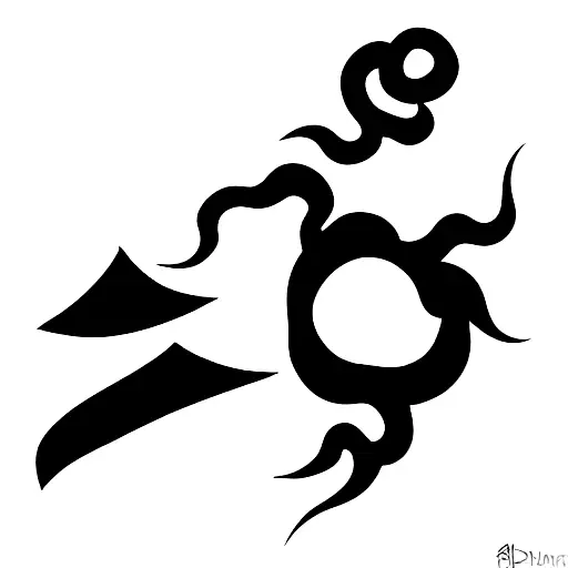 medusa with head of perseus tattoo design idea