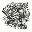 I want a shoulder tattoo that says I fear no one but god with prayer hands together in English writing  tattoo design idea