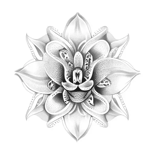 lily tattoo design idea