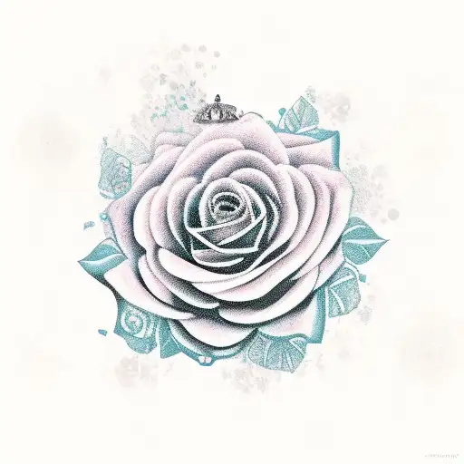 empress  rose tattoo design idea